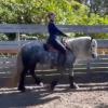 Ayla's first ride, December of 2022 at Waypoint.