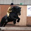With Emma Woolley, Littletree Stud, England, as a four year old