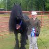 With Melissa Kreuzer, M&M In-Hand Champion, Bit of Wales Show 2009